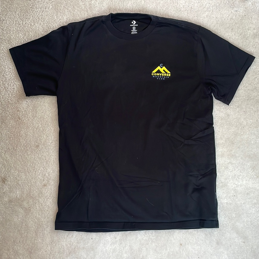 CONVERSE Black Men’s T-Shirt SIZE M (Medium)